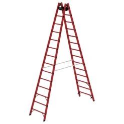 Vollkunststoff-Sprossen- Stehleiter 2x4 Sprossen -Leiterwerkzeug Geschäft guenzburger vollkunststoff stehleiter sprossen 036414