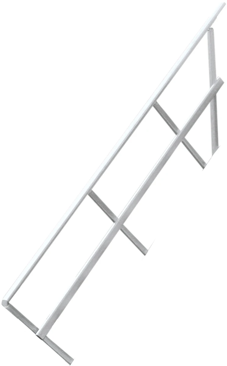 Handlauf (rechts) Für 45° Treppe Ohne Podest, 14 Stufen 1 Handlauf (rechts) Für 45° Treppe Ohne Podest, 14 Stufen