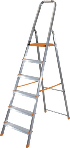 Haushaltsleiter Normal "EuroDomus" S100 - 3 Stufen -Leiterwerkzeug Geschäft haushaltsleiter normal eurodomus s100 6 stufen e57f8