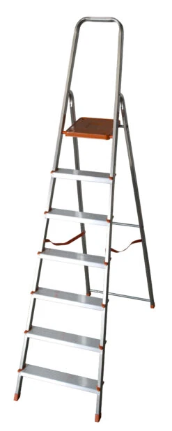 Haushaltsleiter Normal "EuroDomus" S100 - 3 Stufen -Leiterwerkzeug Geschäft haushaltsleiter normal eurodomus s100 7 stufen 8d202