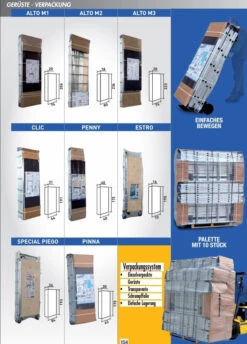 Heimwerkgerüst "Pinna CLIC" S100 -Leiterwerkzeug Geschäft heimwerkger st clic s100d42e0