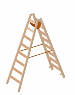 Holzstehleiter 1020 Mit 2x5 Stufen -Leiterwerkzeug Geschäft holzstehleiter 1020 mit 2x8 stufena6d78