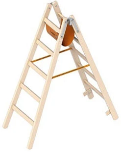 Holzstehleiter 1038 3 Sprossen -Leiterwerkzeug Geschäft holzstehleiter 5 sprossen stufenacd6c