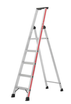 Stufenstehleiter Mit Plattform, Einseitig Begehbar, 3 Stufen