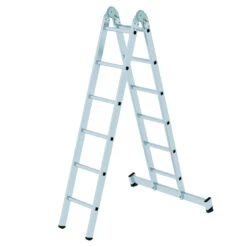 Klappleiter 2-teilig Mit Nivello®-Traverse - 2x4 Sprossen -Leiterwerkzeug Geschäft klappleiter 2 teilig mit nivello traverse abb 2x6 sprossen35578