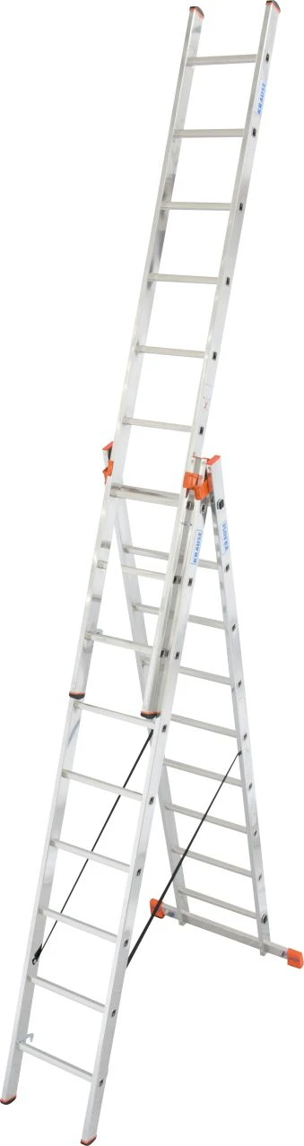 Tribilo VielzweckLeiter 3x9 Sprossen/Stufen + GRATIS Trittablage 1 Tribilo VielzweckLeiter 3x9 Sprossen/Stufen + GRATIS Trittablage