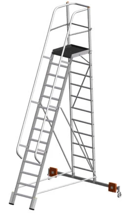 Podestleiter Vario Kompakt 10 Sprossen/Stufen