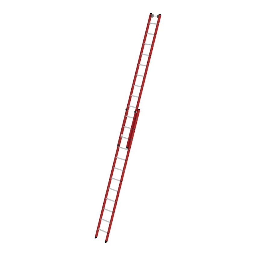 Kunststoff-Schiebeleiter, 2-teilig, 2x8 Sprossen 5 Kunststoff-Schiebeleiter, 2-teilig, 2x8 Sprossen – Bild 5