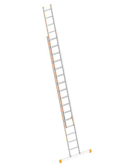 Schiebeleiter TOPIC 2x6 Sprossen/Stufen -Leiterwerkzeug Geschäft layher schiebeleiter topic 2x16 sprossenfed20