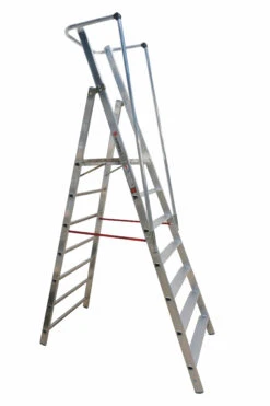 Nr. 22677 Premium-line Leichte Alu – Plattformleiter 4 Stufen -Leiterwerkzeug Geschäft leichte alu plattformleiter 2267706fde37