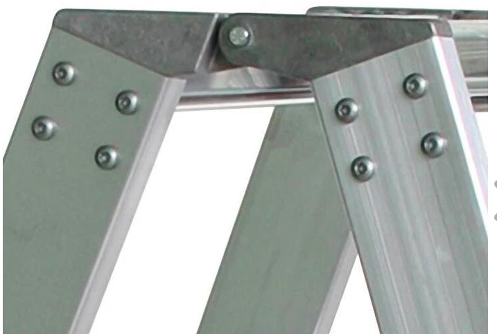 Stufen-Stehleiter Beidseitig Begehbar Mit Clip-step, 2 X 3 Stufen 4 Stufen-Stehleiter Beidseitig Begehbar Mit Clip-step, 2 X 3 Stufen – Bild 4