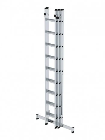 Mehrzweckleiter 3-teilig Mit Nivello Traverse, 3 X 7 Sprossen 5 Mehrzweckleiter 3-teilig Mit Nivello Traverse, 3 X 7 Sprossen – Bild 5
