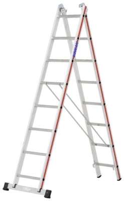 Mehrzweckleiter, Zweiteilig - 2x8 Sprossen