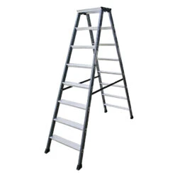 Monto Stufen-Doppelleiter SePro D Eloxiert 2x3 Sprossen/Stufen -Leiterwerkzeug Geschäft monto stufen doppelleiter sepro d eloxiert 2x8 stufen45e17