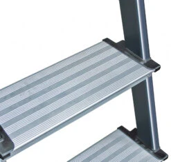 Monto Stufen-Stehleiter Securo Eloxiert 4 Stufen -Leiterwerkzeug Geschäft monto stufen stehleiter securo eloxiertace37