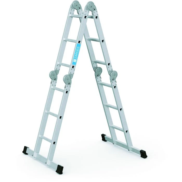 Multitec M, Gebördelte Vielzweckleiter 4-teilig, 4x3 Sprossen 2 Multitec M, Gebördelte Vielzweckleiter 4-teilig, 4x3 Sprossen – Bild 2