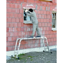 Multitec M, Gebördelte Vielzweckleiter 4-teilig, 4x3 Sprossen 7 Multitec M, Gebördelte Vielzweckleiter 4-teilig, 4x3 Sprossen -Leiterwerkzeug Geschäft multitec m geb rdelte vielzweckleiterd94a1