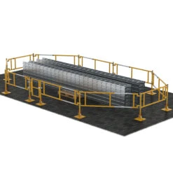 FlexxGuard Sicherheitsgeländer, Geländer Teleskopierbar, Länge Eingefahren 900 Mm -Leiterwerkzeug Geschäft munk flexx guard sechseck form