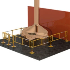 FlexxGuard Sicherheitsgeländer, Geländer Teleskopierbar, Länge Eingefahren 900 Mm -Leiterwerkzeug Geschäft munk flexx guard u form