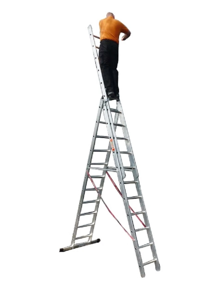 Nr. 207 WORK-Line Alu-Mehrzweckleiter 3-teilig 3x7 Sprossen 6 Nr. 207 WORK-Line Alu-Mehrzweckleiter 3-teilig 3x7 Sprossen – Bild 6