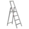 Nr. 22577 WORK-Line Alu-Stufenstehleiter Mit Sicherheitsbrücke 4 Stufen