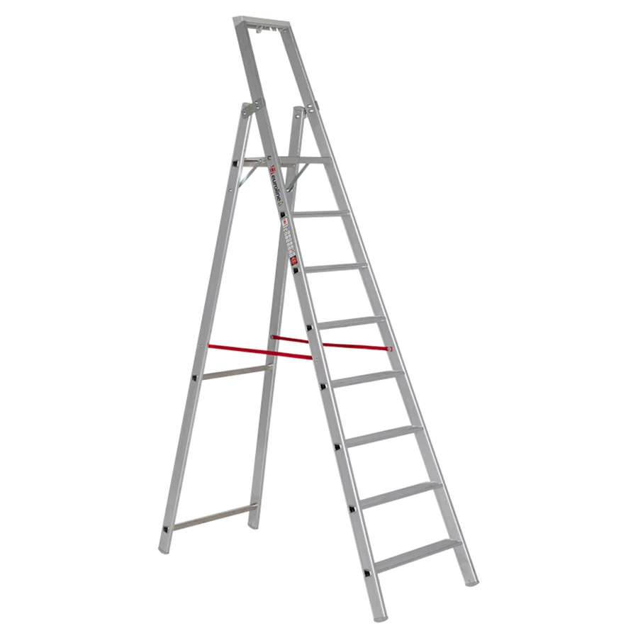 Nr. 22577 WORK-Line Alu-Stufenstehleiter Mit Sicherheitsbrücke 4 Stufen 5 Nr. 22577 WORK-Line Alu-Stufenstehleiter Mit Sicherheitsbrücke 4 Stufen – Bild 5