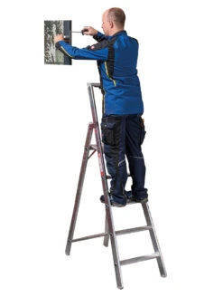 Nr. 22577 WORK-Line Alu-Stufenstehleiter Mit Sicherheitsbrücke 4 Stufen 12 Nr. 22577 WORK-Line Alu-Stufenstehleiter Mit Sicherheitsbrücke 4 Stufen -Leiterwerkzeug Geschäft nr 22577 work line alu stufenstehleiter mit sicherheitsbr ckedc5be