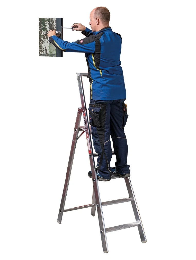 Nr. 22577 WORK-Line Alu-Stufenstehleiter Mit Sicherheitsbrücke 4 Stufen 6 Nr. 22577 WORK-Line Alu-Stufenstehleiter Mit Sicherheitsbrücke 4 Stufen – Bild 6