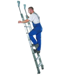 Nr. 30183 PREMIUM-Line Alu-Regalleiter, Fahrbar 6 Stufen -Leiterwerkzeug Geschäft nr 30183 premium line alu regalleiter fahrbarf4b50