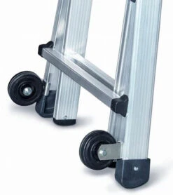 Nr. 31621 PREMIUM-Line Alu-Vario-Klappleiter Mit Rollen 4x3 Sprossen -Leiterwerkzeug Geschäft nr 31621 premium line alu vario klappleiter mit rollenf9951