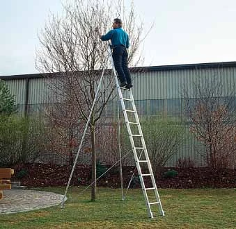 Obstbaumstützen - Passend Für Anlegeleiter 10012 Und Schiebeleiter 20212, Silber 2 Obstbaumstützen - Passend Für Anlegeleiter 10012 Und Schiebeleiter 20212, Silber – Bild 2