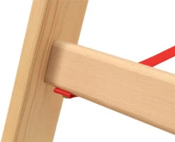 Holz-Sprossenstehleiter, Beidseitig Begehbar - 2x3 Sprossen/Stufen -Leiterwerkzeug Geschäft perlongurtadd49