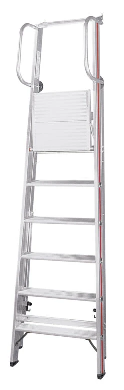 Plattformleiter Mit Handlauf - 4 Stufen -Leiterwerkzeug Geschäft plattformleiter mit handlaufa2e9d