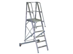 Ernst Podestleiter, Mit Antirutschbelag, 5 Stufen