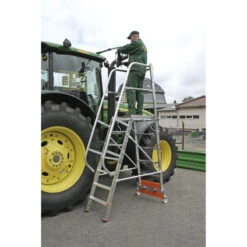 Podestleiter Vario Kompakt 10 Sprossen/Stufen -Leiterwerkzeug Geschäft podestleiter vario kompakt0501c