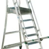 Podesttreppe "Castiglia" S600 - Kleine Ausleger - 2 Stufen + Plattform