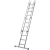 S 15/1, Pro Serie 600 Regaleinhängeleiter Aus Aluminium -mit Traverse (freier Zustand), 11 Stufen
