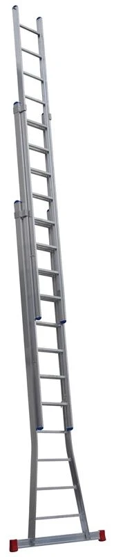 Ernst Schiebeleitern Industrieausführung, 3-teilig, Konisch Ausgestellt, 3x12 Sprossen
