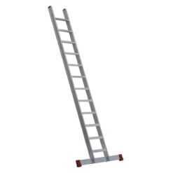 Ernst Stufenanlegeleiter 60cm Extra Breit, Antirutschbelag, 5 Stufen