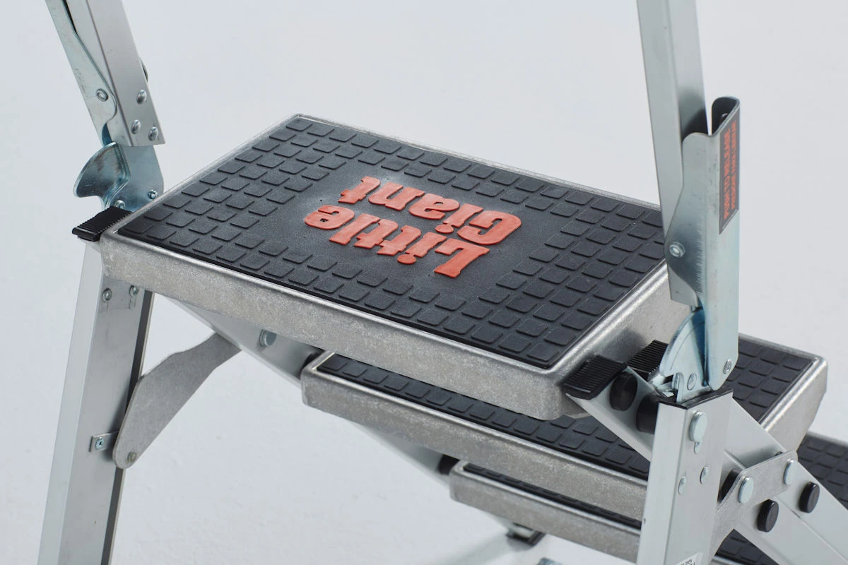 Safety Step - Robuste Aluminium Klapptreppe 2 Stufen 10 Safety Step - Robuste Aluminium Klapptreppe 2 Stufen – Bild 10