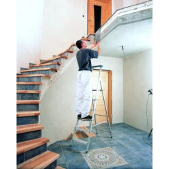 Scana S, Genietete Stufen-Stehleiter, 3 Stufen 7 Scana S, Genietete Stufen-Stehleiter, 3 Stufen -Leiterwerkzeug Geschäft scana s genietete stufen stehleiter518b1