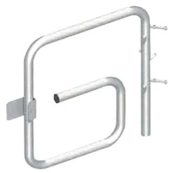 Schwenktür Zum Einbau Bei Offenen Ausstiegen, Stirnseite, Stufenbreite 0,80 M