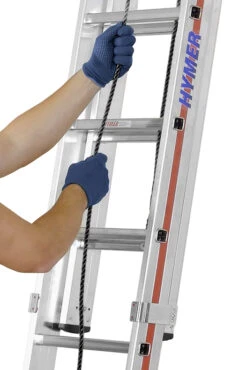 Seilzugleiter, Zweiteilig - 2x14 Sprossen 14 Seilzugleiter, Zweiteilig - 2x14 Sprossen -Leiterwerkzeug Geschäft seilzugleiter zweiteilig2aa13