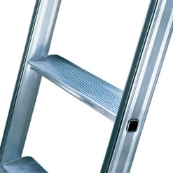 Schiebeleiter "Prima" S600 - 2-teilig - 2x6 Sprossen -Leiterwerkzeug Geschäft sprossen 30x30 rhombisch eingebaut788f5