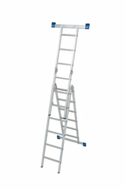 Stabilo Sprossen-Gelenk-Combileiter 2x3 + 2x6 Sprossen