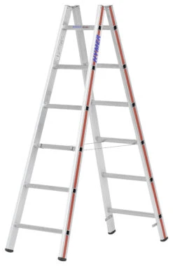 Sprossenstehleiter, Beidseitig Begehbar - 2x5 Sprossen -Leiterwerkzeug Geschäft sprossenstehleiter beidseitig begehbar 6 sprossen26c3e