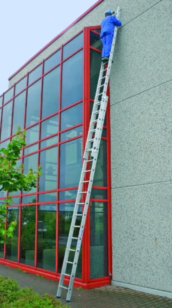Stabilo Sprossen-Seilzugleiter, Zweiteilig 2x15 Sprossen/Stufen -Leiterwerkzeug Geschäft stabilo sprossen seilzugleiter zweiteilig17b46