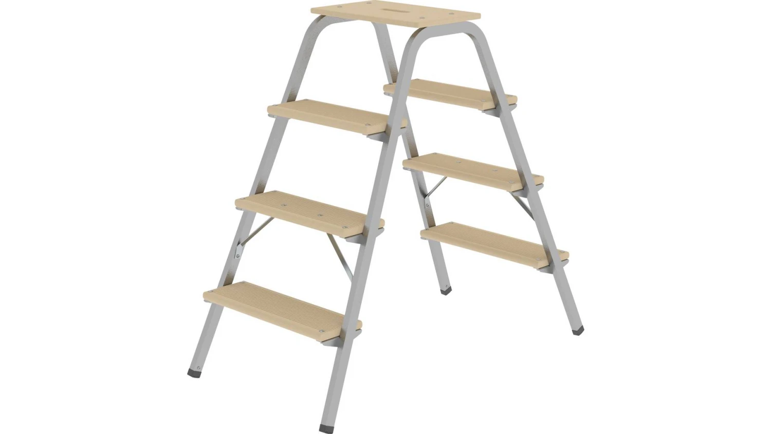 Stahl-Holz-Tritt - 2 Stufen 3 Stahl-Holz-Tritt - 2 Stufen – Bild 3