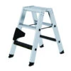 Stufen-Stehleiter 250 Kg, Beidseitig Begehbar Mit Clip-step R13, 2x3 Stufen