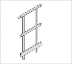 Stirnseitiges Geländer Für Plattformbreite 1000mm
